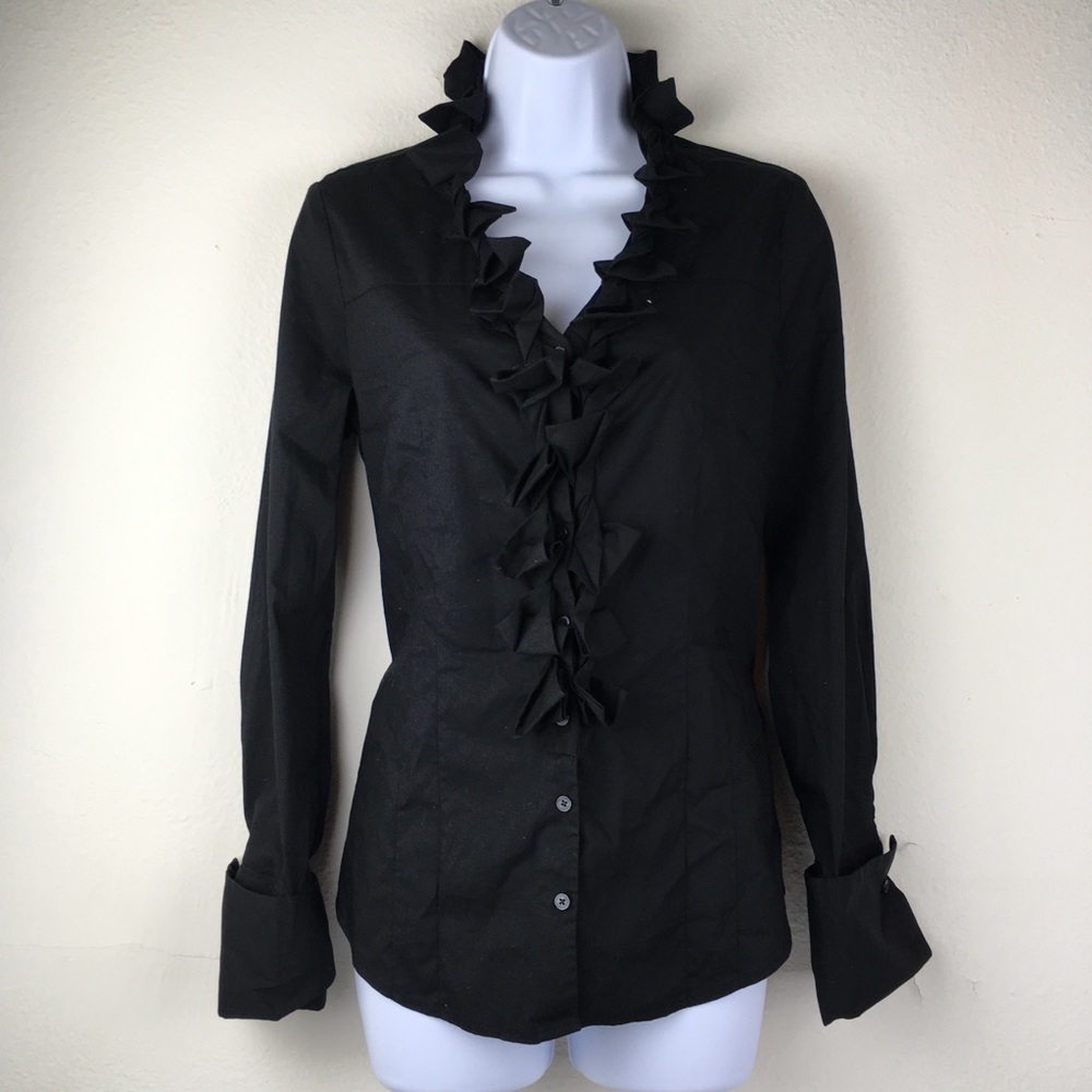 Express Studio Size Medium Button Down Blouse